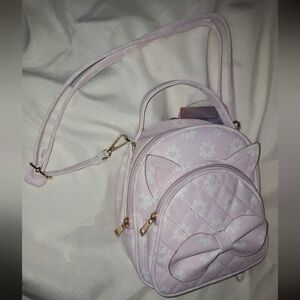 💲Under One Sky Pink and White Quilted Mini Bag